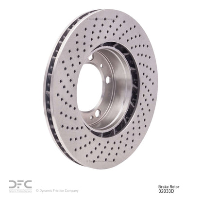 Dynamic Friction Company Disc Brake Rotor 620-02033D