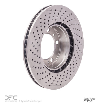 Dynamic Friction Company Disc Brake Rotor 620-02033D