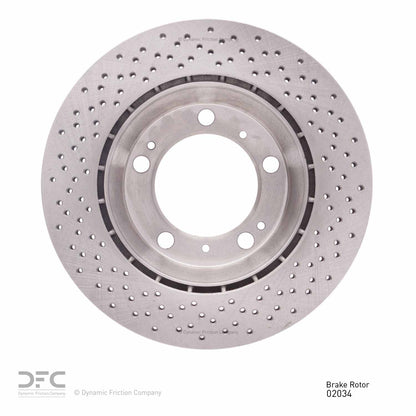 Dynamic Friction Company Disc Brake Rotor 620-02034
