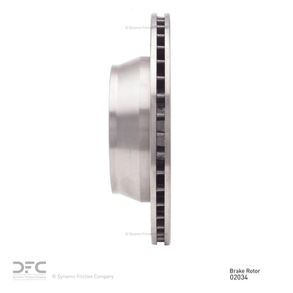 Dynamic Friction Company Disc Brake Rotor 620-02034