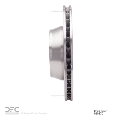 Dynamic Friction Company Disc Brake Rotor 620-02037D