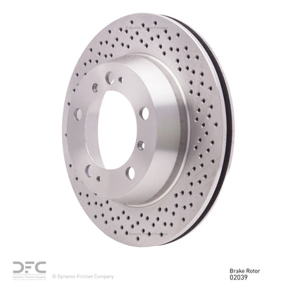 Dynamic Friction Company Disc Brake Rotor 620-02039