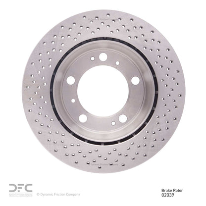 Dynamic Friction Company Disc Brake Rotor 620-02039