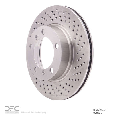Dynamic Friction Company Disc Brake Rotor 620-02042D