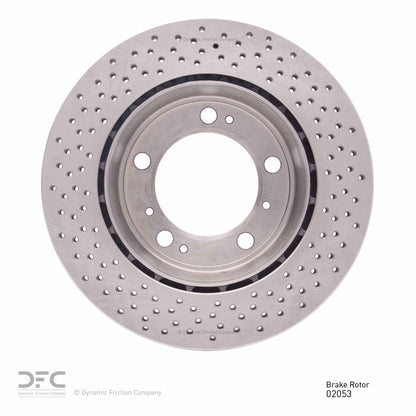 Dynamic Friction Company Disc Brake Rotor 620-02053
