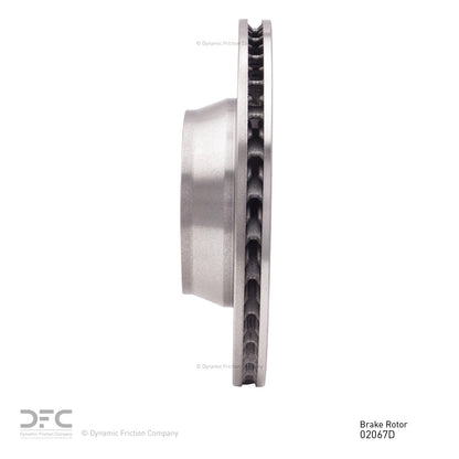 Dynamic Friction Company Disc Brake Rotor 620-02067D