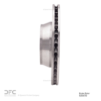 Dynamic Friction Company Disc Brake Rotor 620-02067D