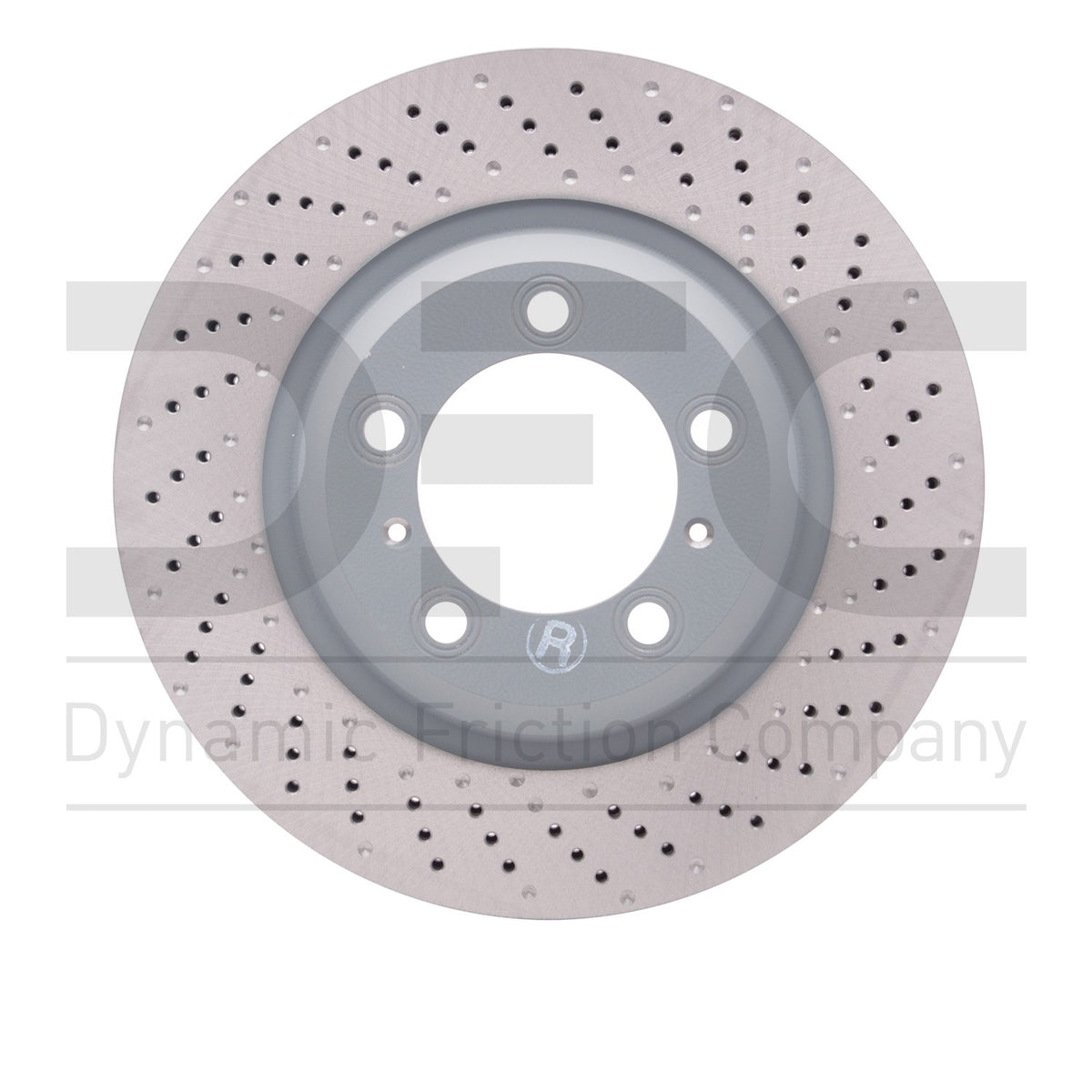 DFC 12-16 Porsche 911 Right Front Drilled Brake Rotor 620-02070D