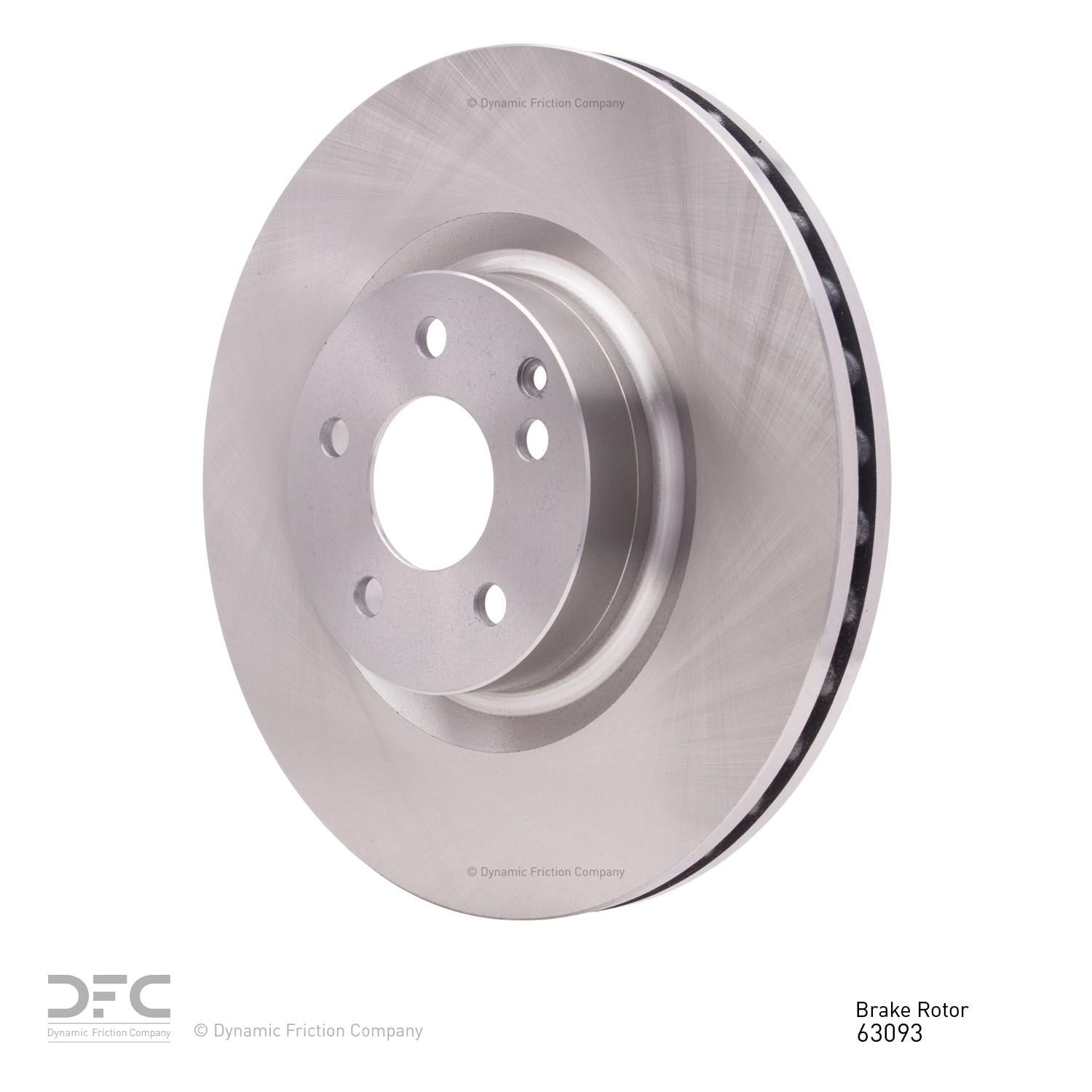 Dynamic Friction Company Disc Brake Rotor 620-63093