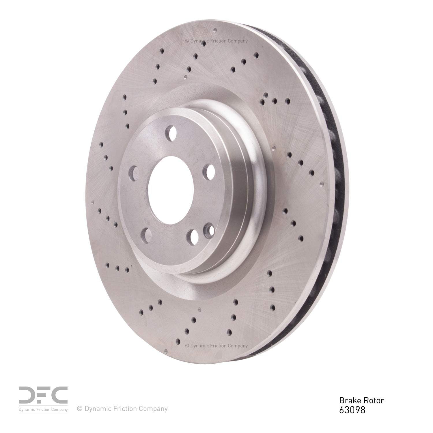 Dynamic Friction Company Disc Brake Rotor 620-63098