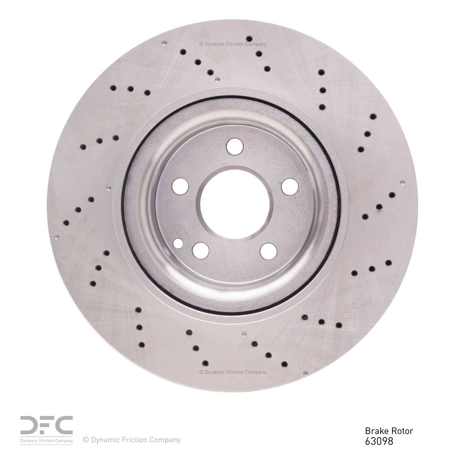 Dynamic Friction Company Disc Brake Rotor 620-63098