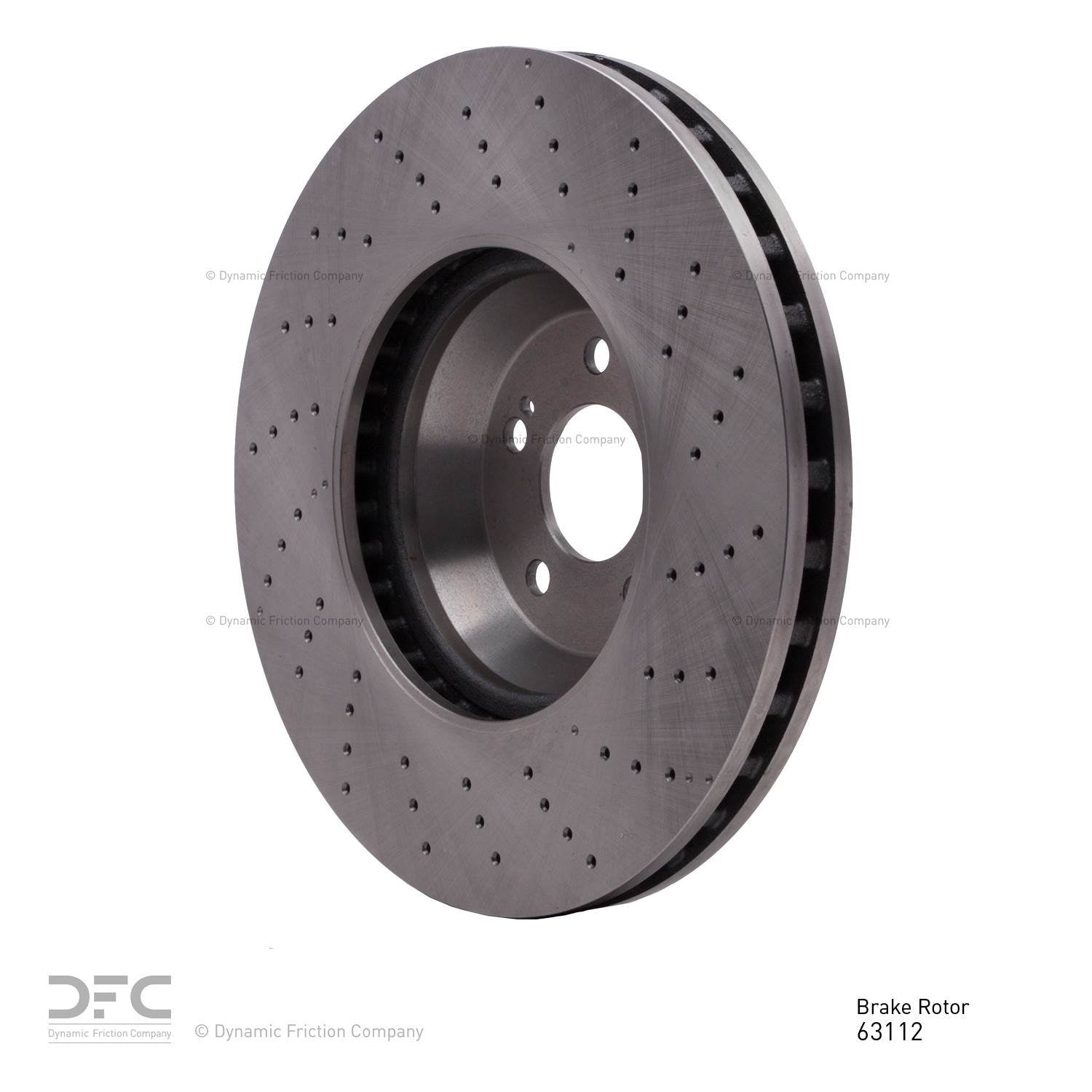 Dynamic Friction Company Disc Brake Rotor 620-63112