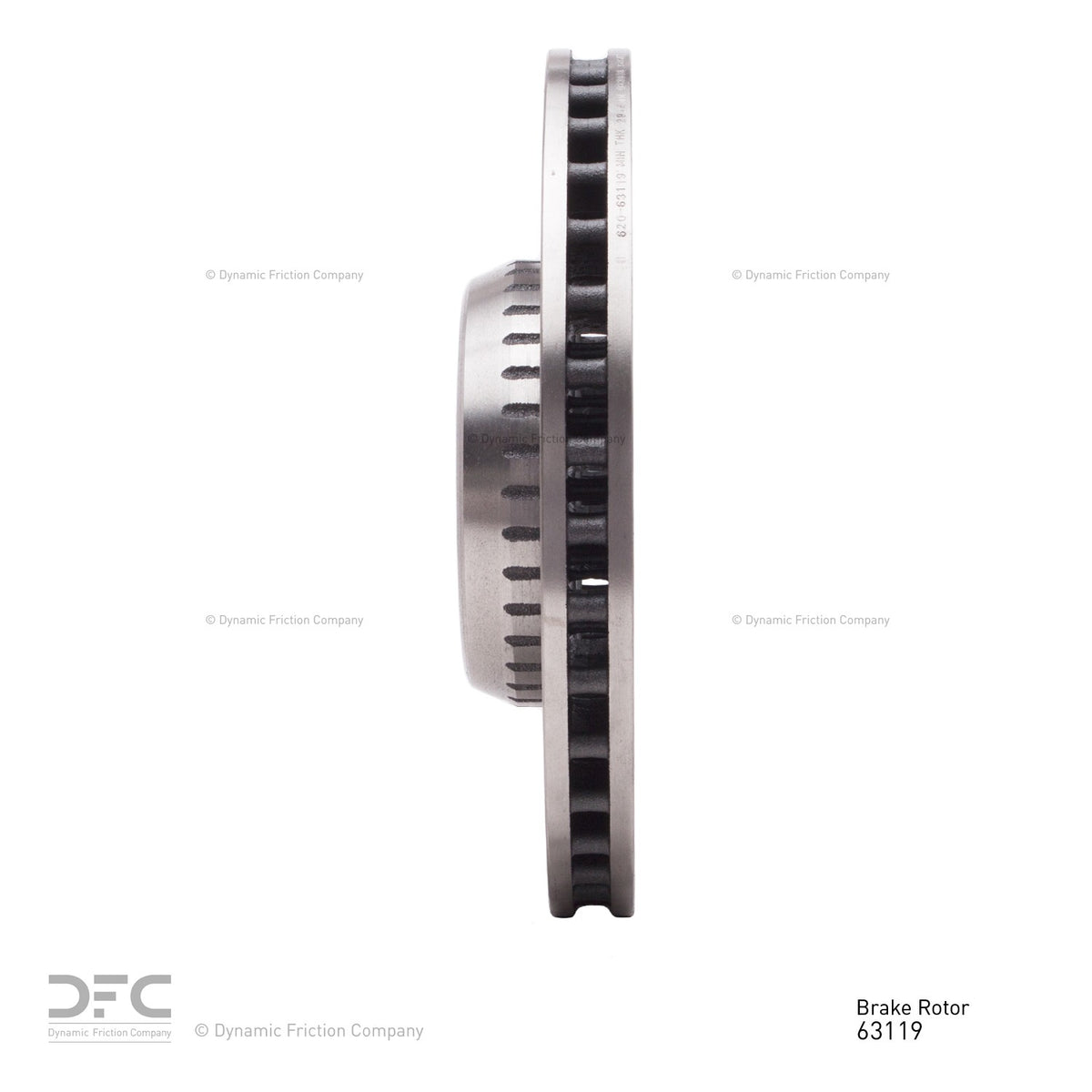 Dynamic Friction Company Disc Brake Rotor 620-63119