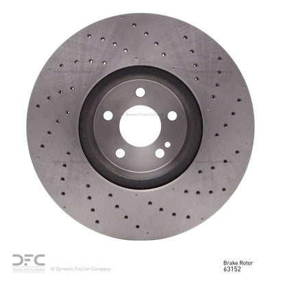 Dynamic Friction Company Disc Brake Rotor 620-63152