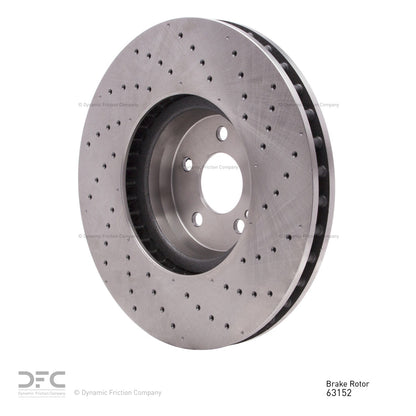Dynamic Friction Company Disc Brake Rotor 620-63152