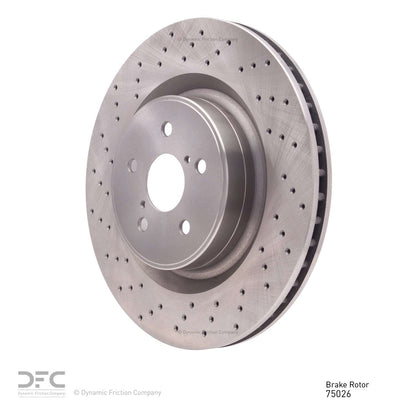 Dynamic Friction Company Disc Brake Rotor 620-75026