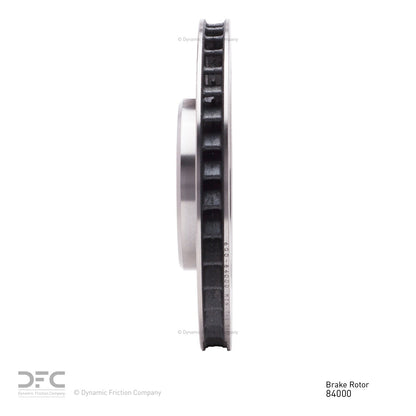 Dynamic Friction Company Disc Brake Rotor 620-84000