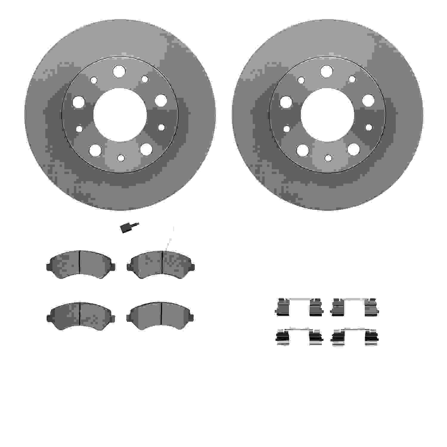 Dynamic Friction Company Disc Brake Kit 6212-40498