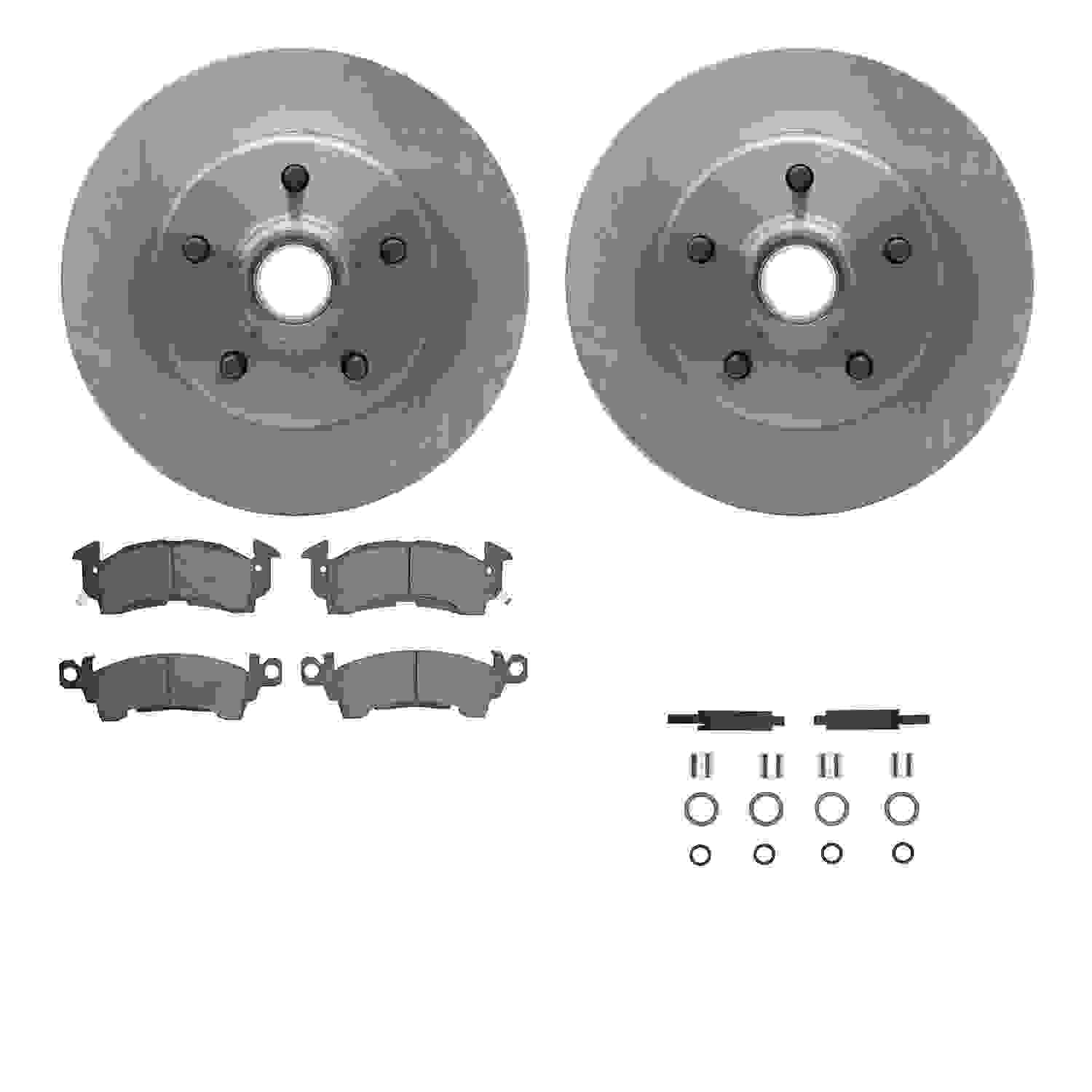 Dynamic Friction Company Disc Brake Kit 6212-47280