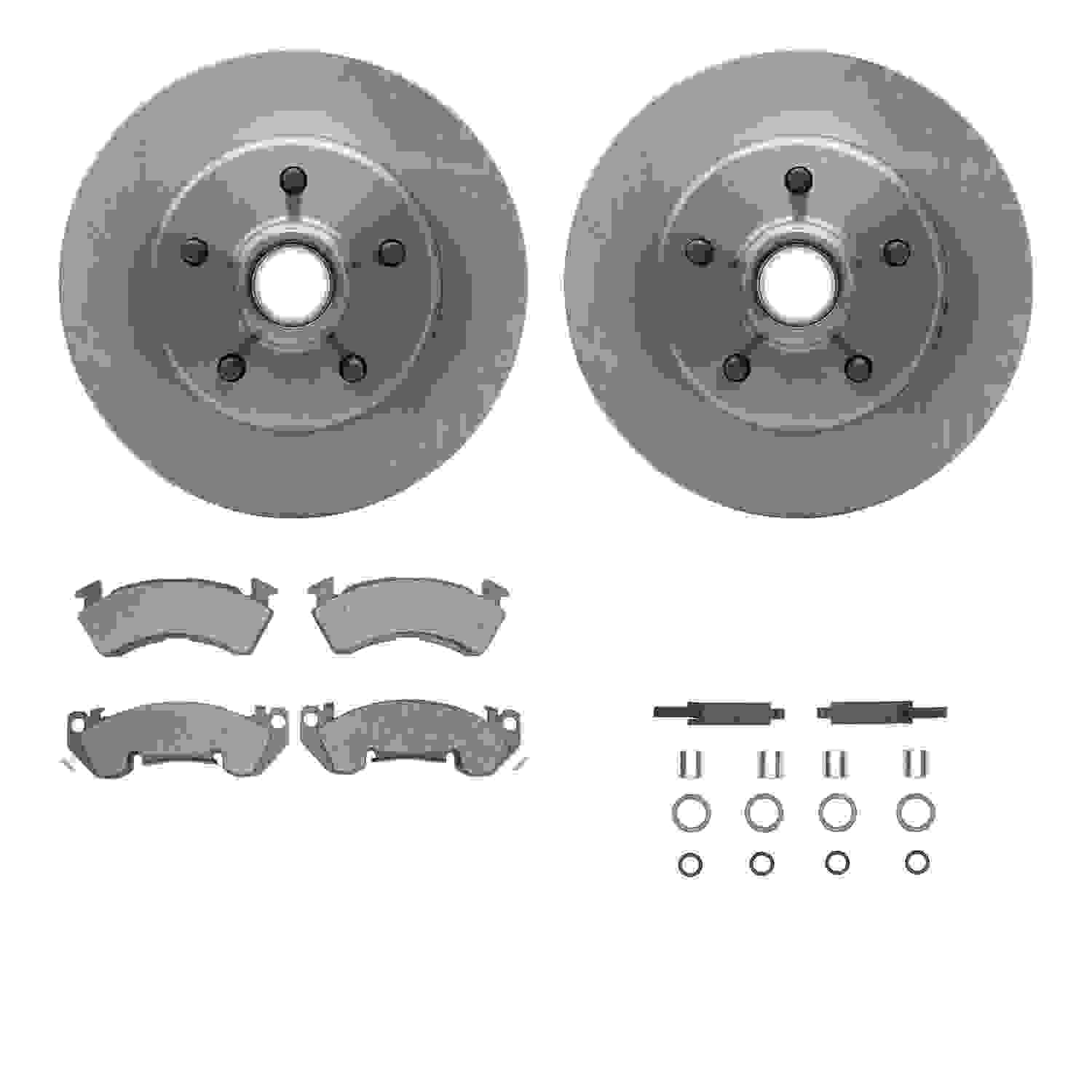 Dynamic Friction Company Disc Brake Kit 6212-47281