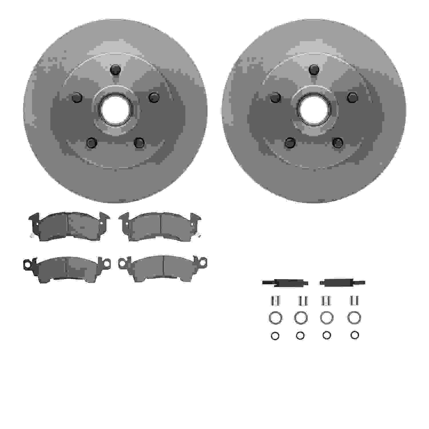 Dynamic Friction Company Disc Brake Kit 6212-47298