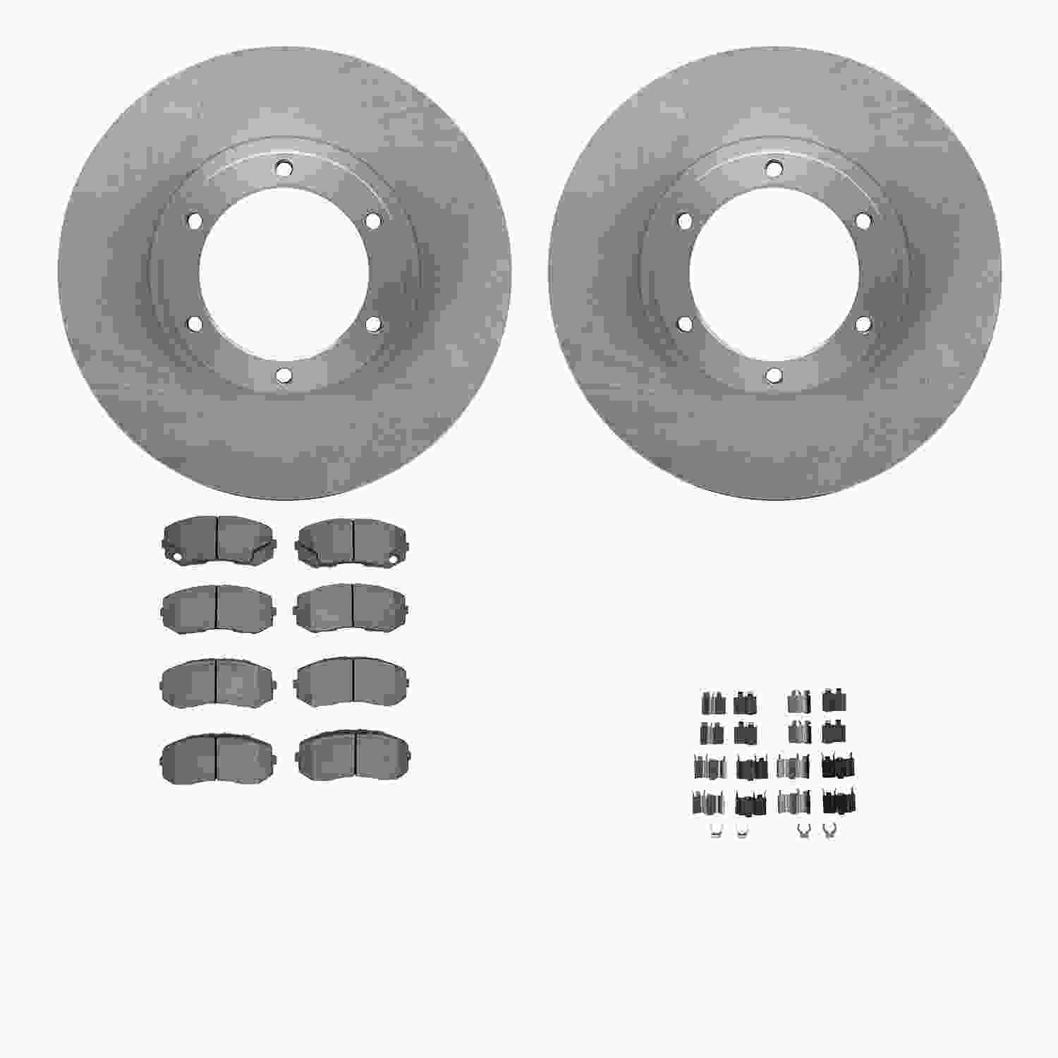 Dynamic Friction Company Disc Brake Kit 6212-72317