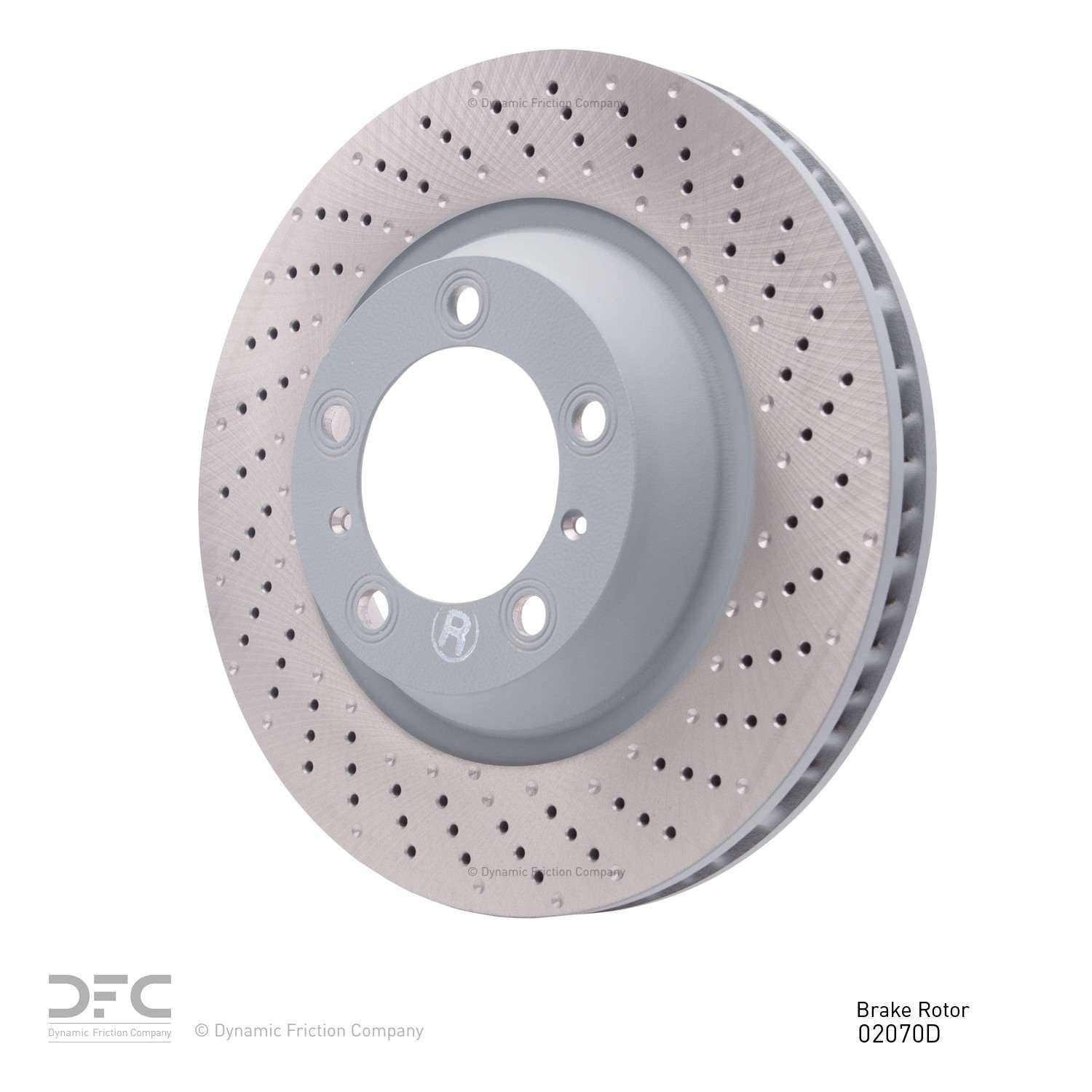 Dynamic Friction Company Disc Brake Rotor 624-02070D