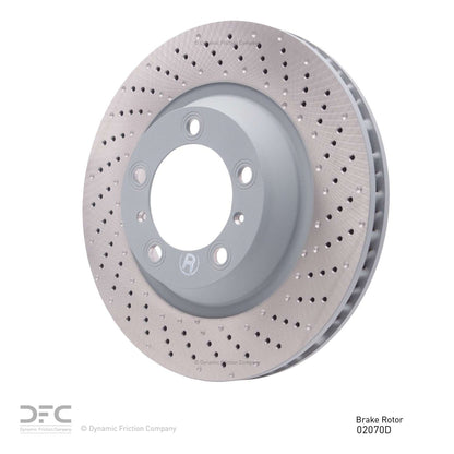 Dynamic Friction Company Disc Brake Rotor 624-02070D