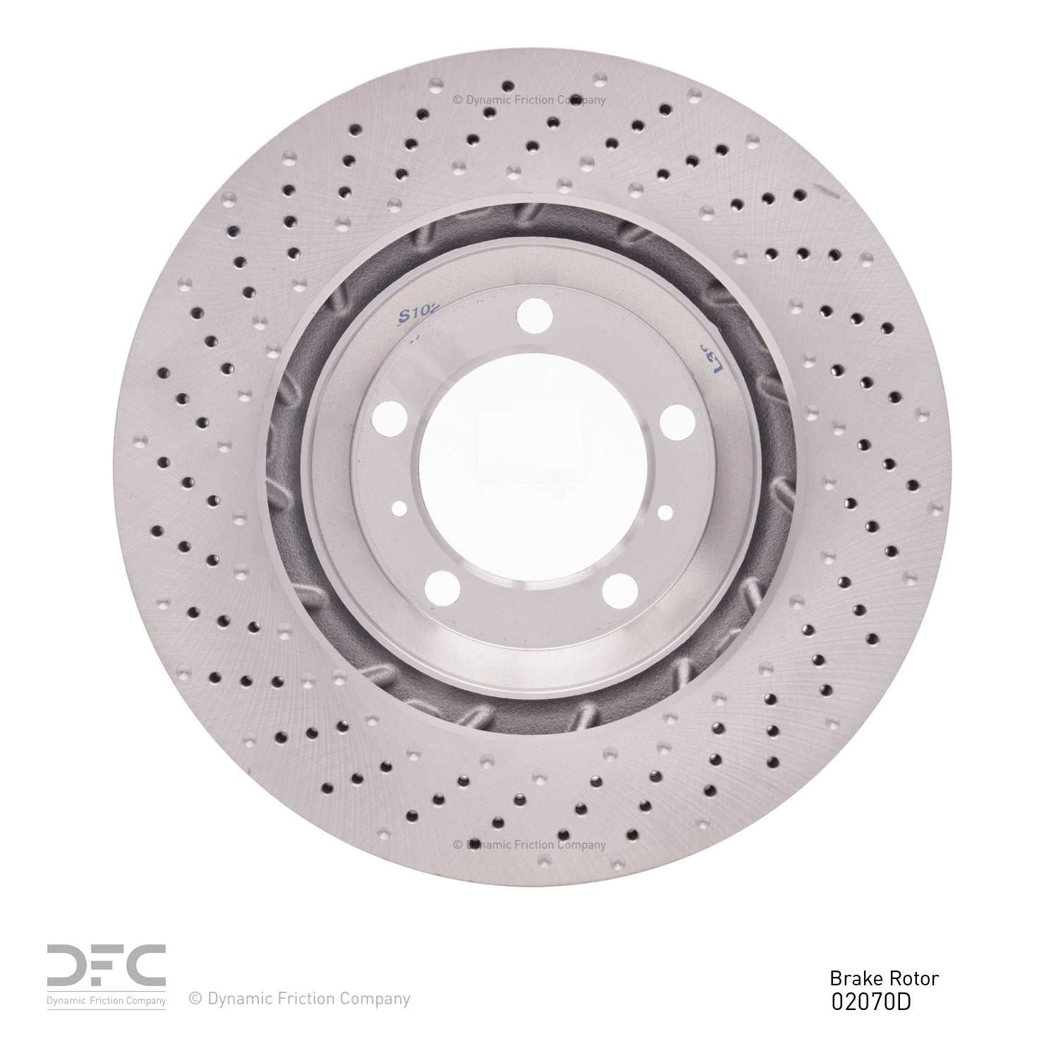 Dynamic Friction Company Disc Brake Rotor 624-02070D