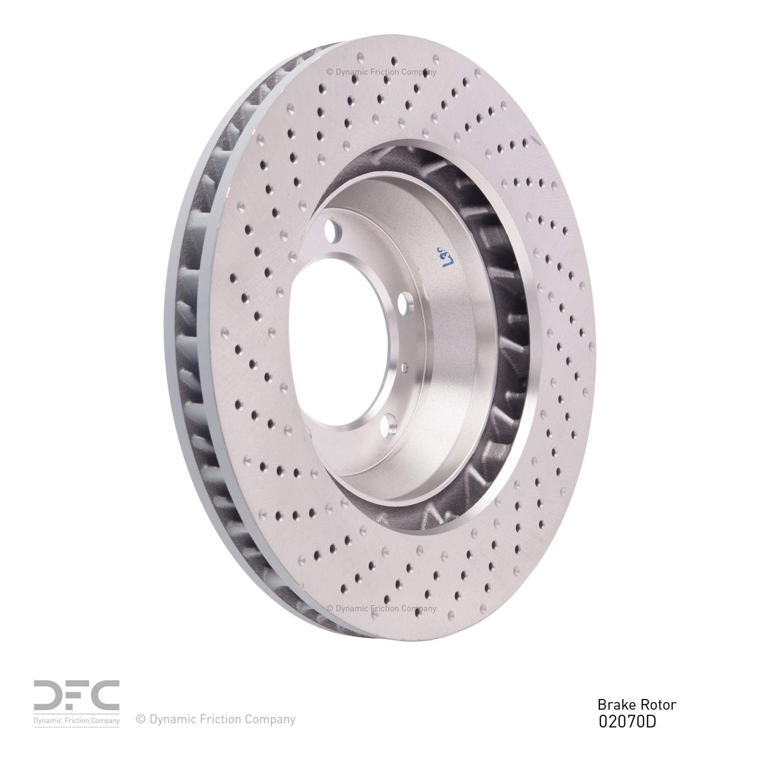 Dynamic Friction Company Disc Brake Rotor 624-02070D