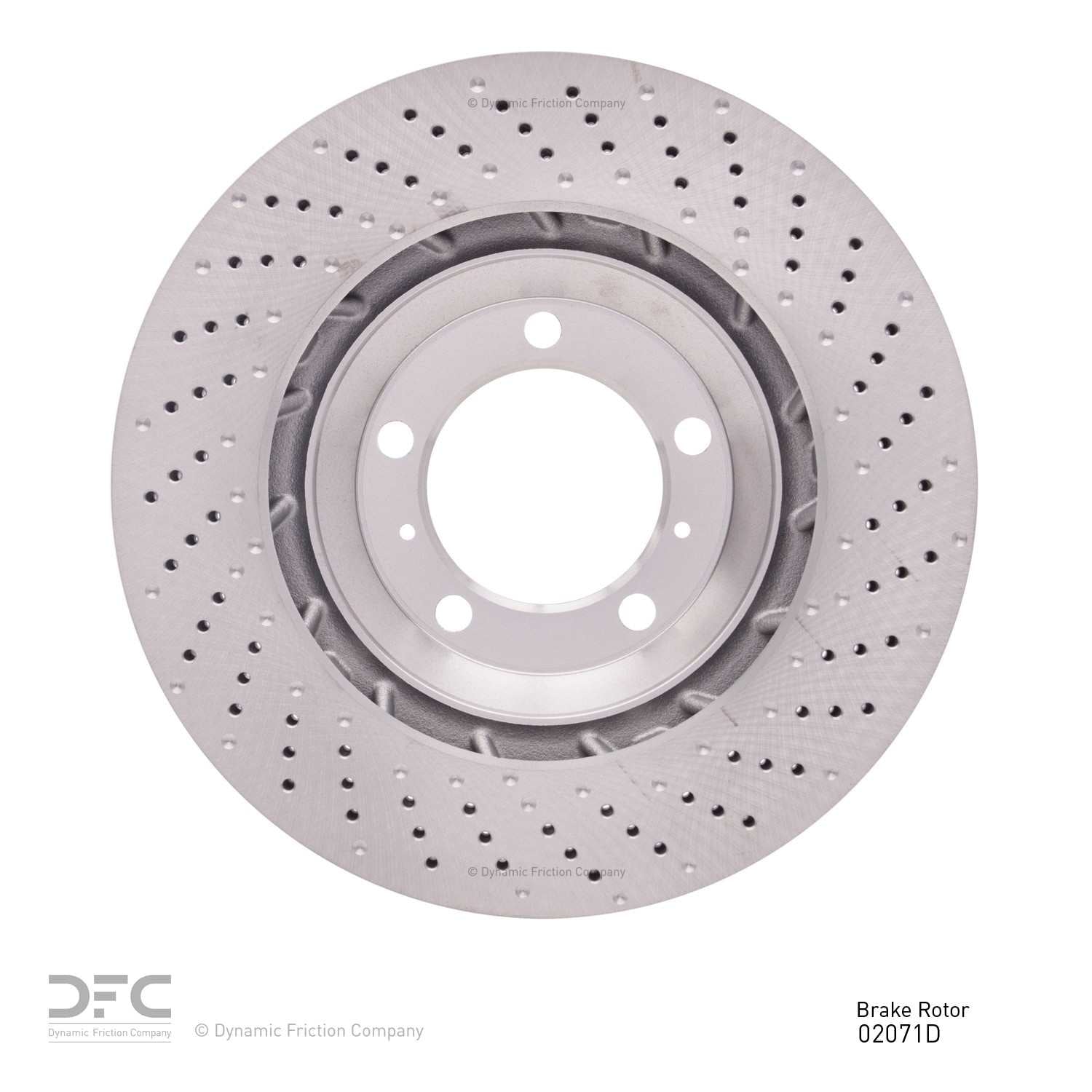 Dynamic Friction Company Disc Brake Rotor 624-02071D