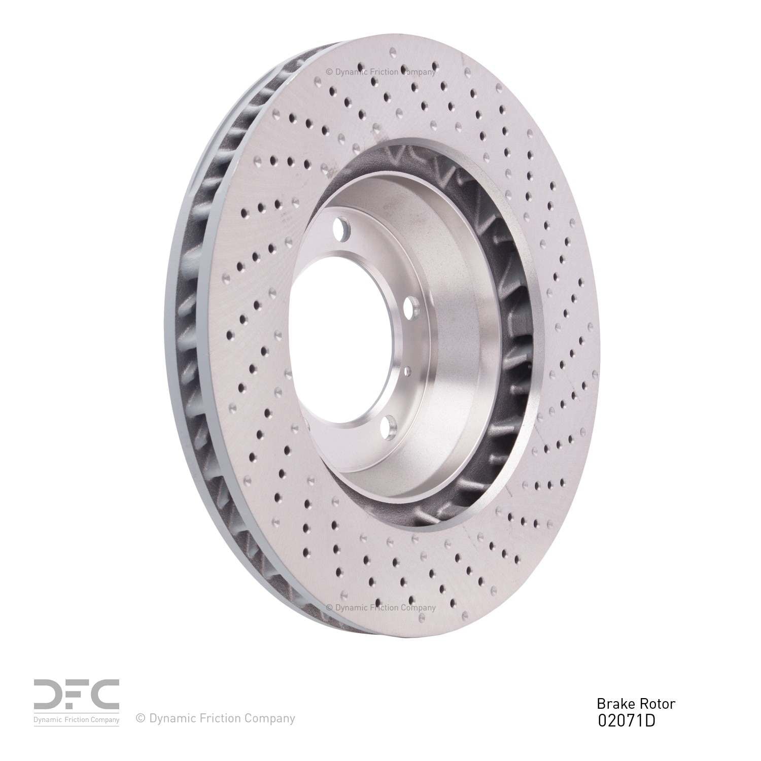 Dynamic Friction Company Disc Brake Rotor 624-02071D