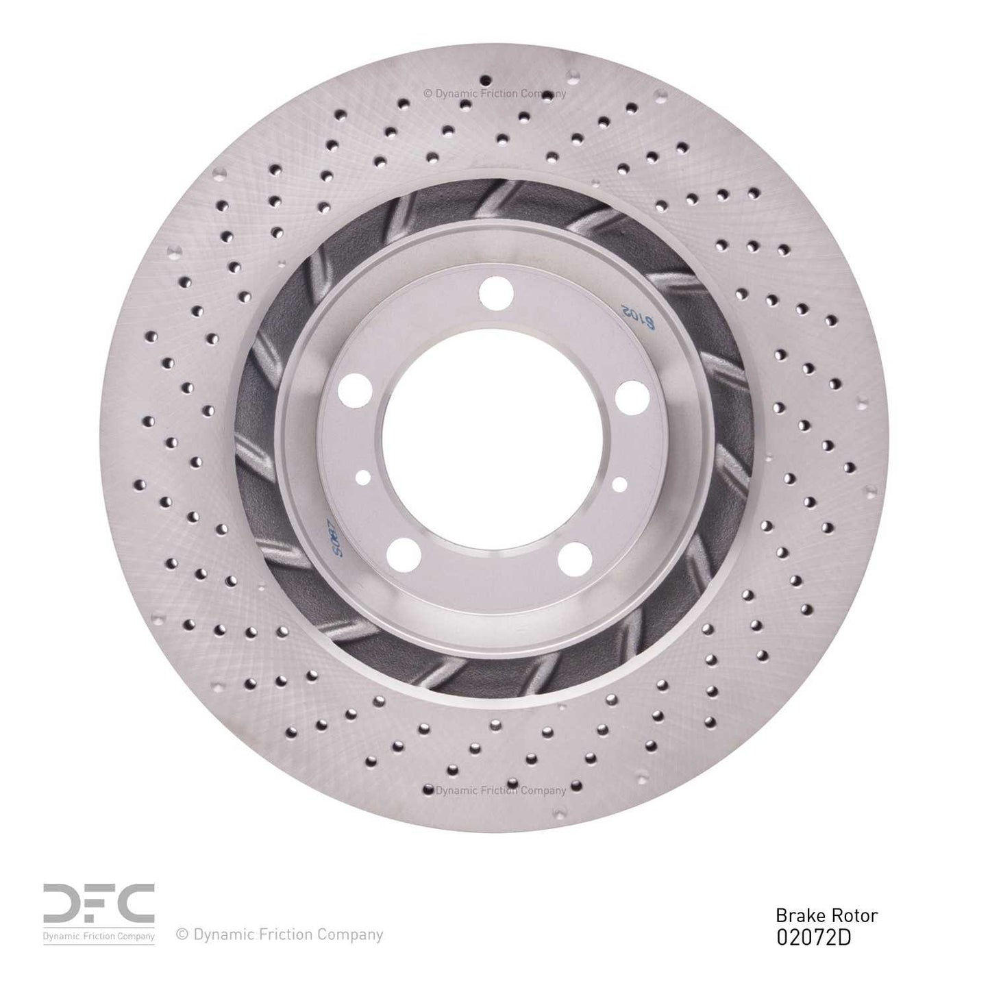 Dynamic Friction Company Disc Brake Rotor 624-02072D
