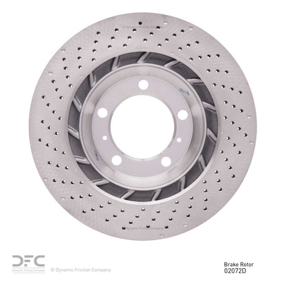 Dynamic Friction Company Disc Brake Rotor 624-02072D