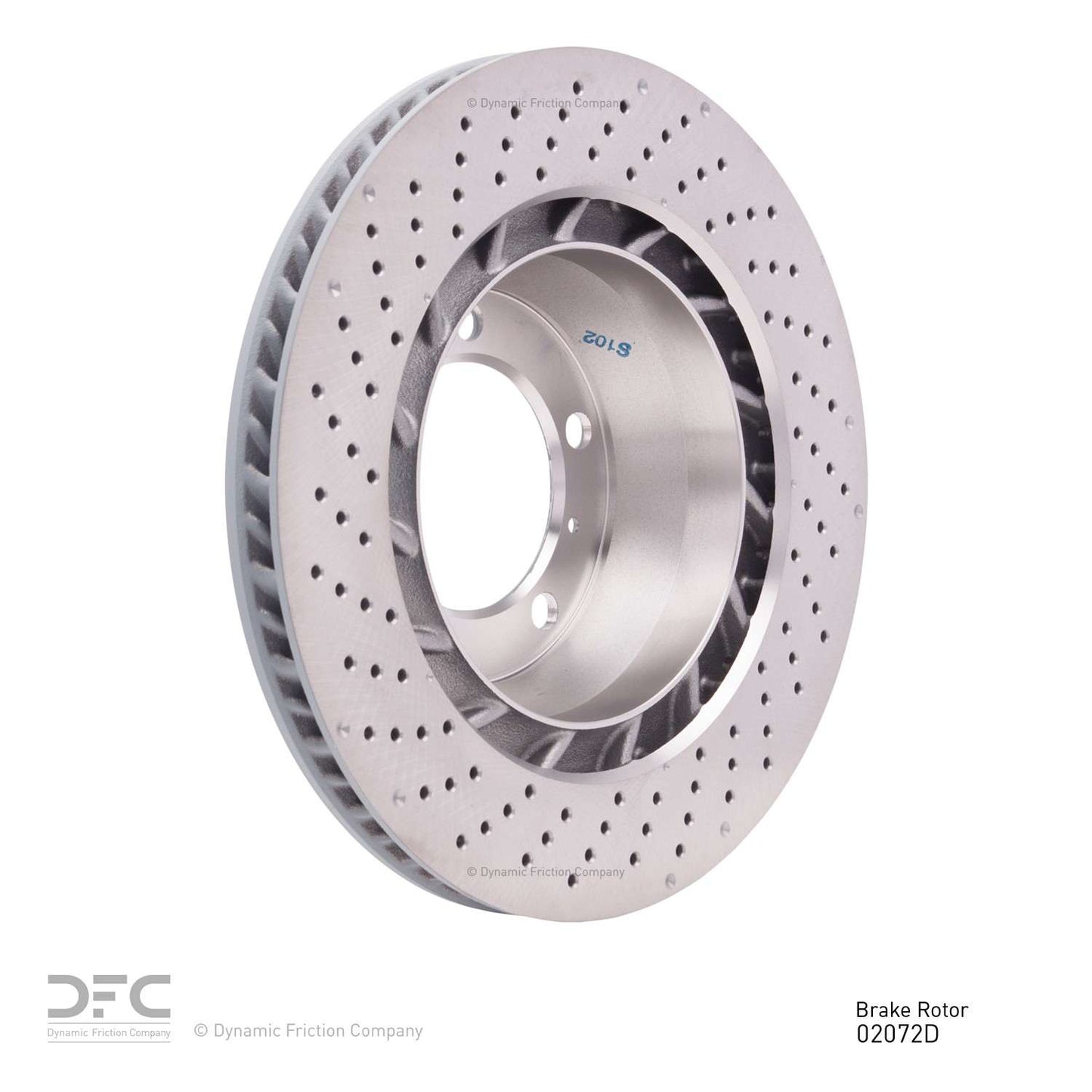 Dynamic Friction Company Disc Brake Rotor 624-02072D
