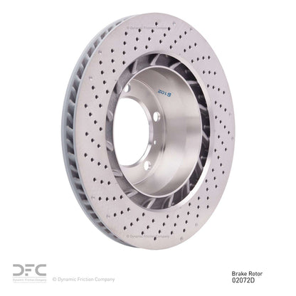 Dynamic Friction Company Disc Brake Rotor 624-02072D