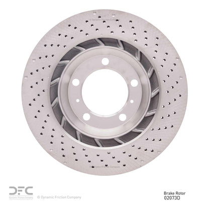 Dynamic Friction Company Disc Brake Rotor 624-02073D