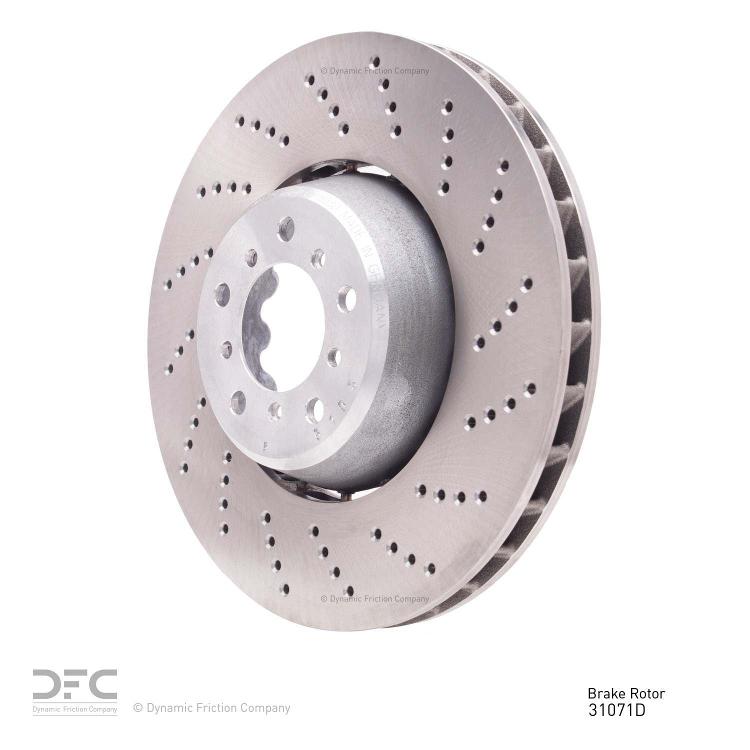 Dynamic Friction Company Disc Brake Rotor 624-31071D