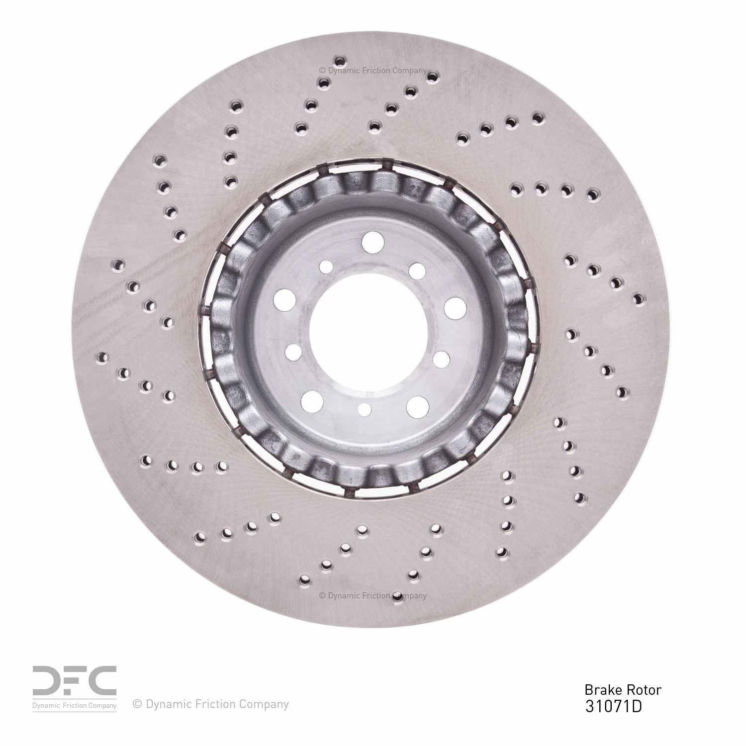 Dynamic Friction Company Disc Brake Rotor 624-31071D