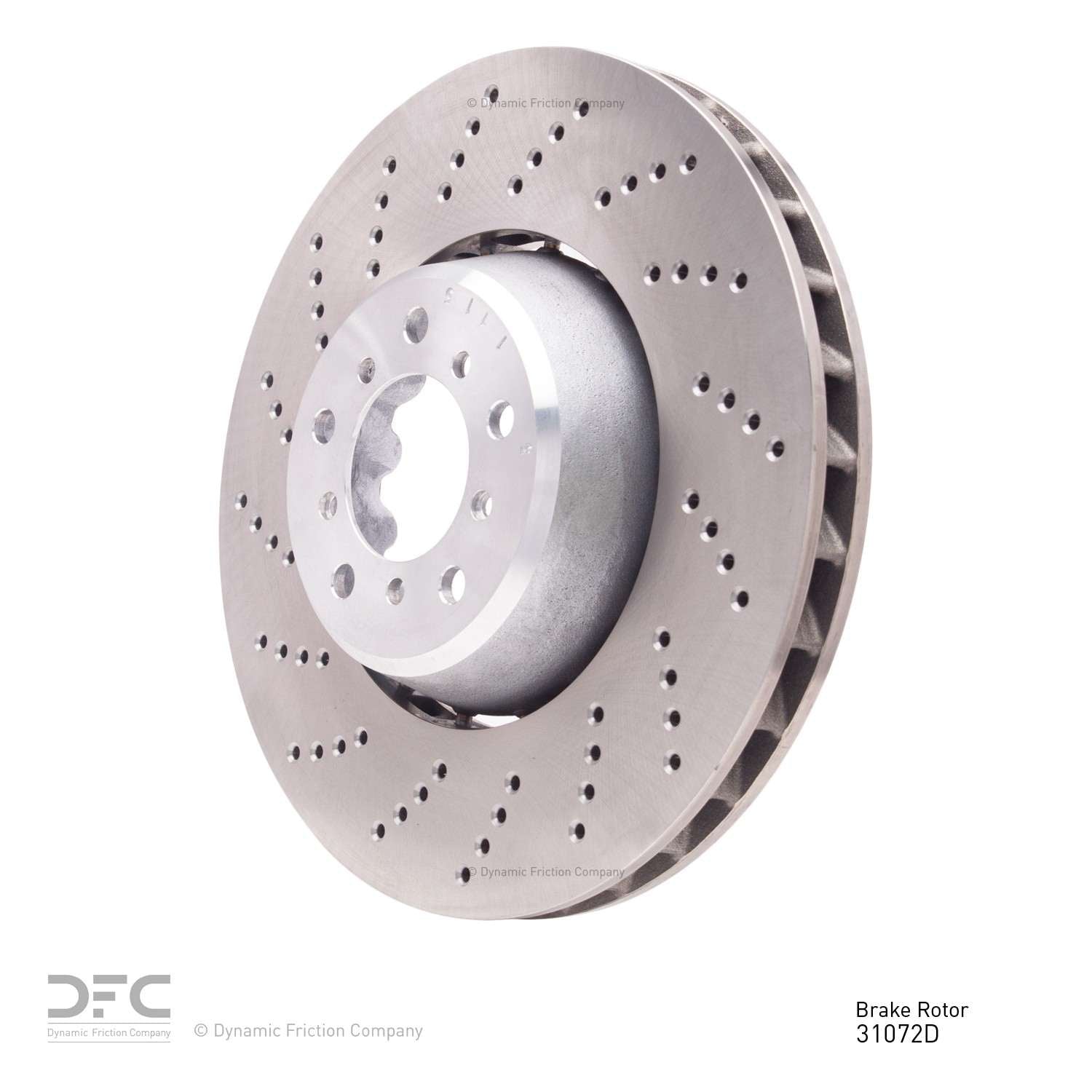 Dynamic Friction Company Disc Brake Rotor 624-31072D