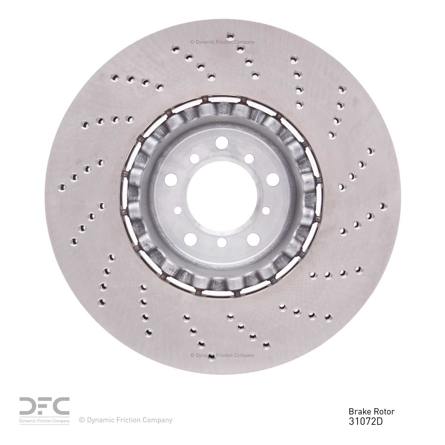 Dynamic Friction Company Disc Brake Rotor 624-31072D