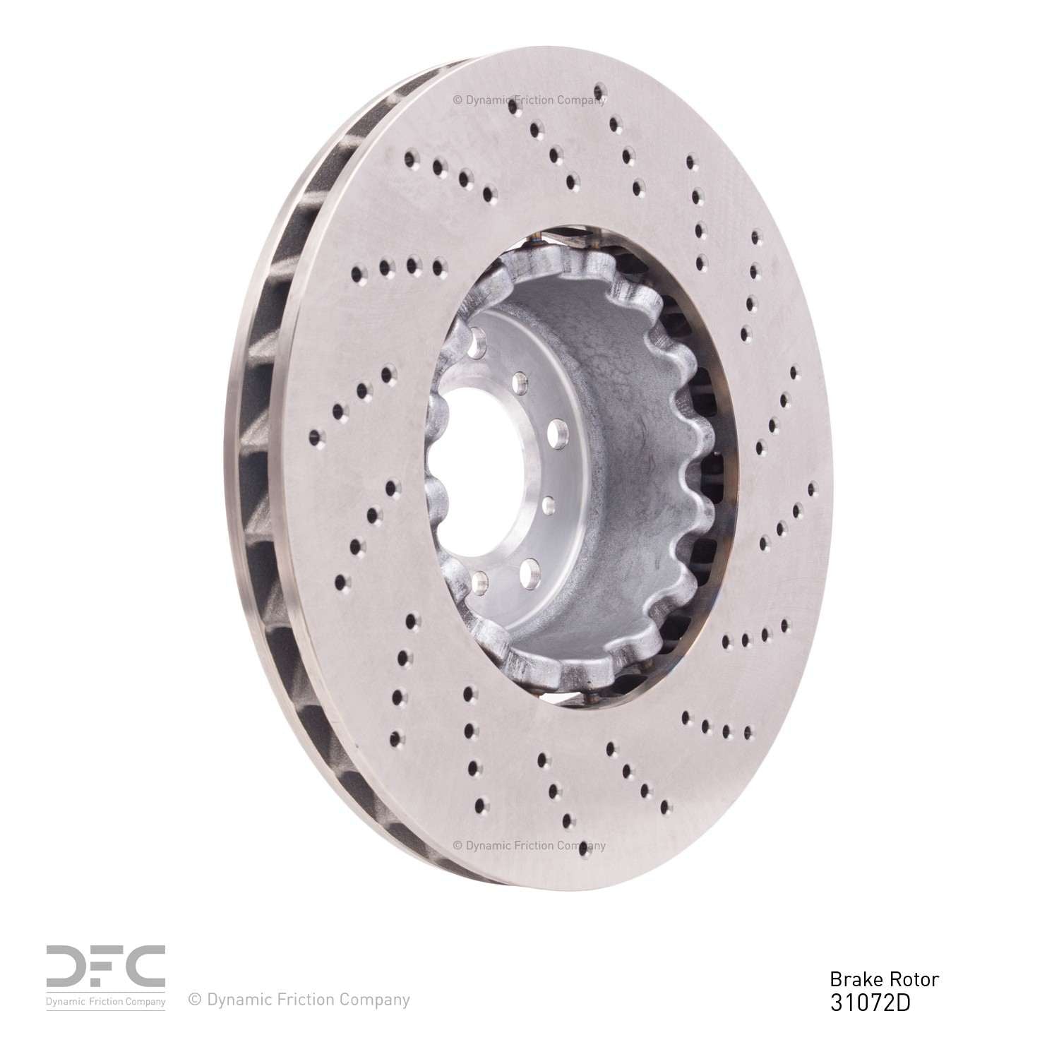 Dynamic Friction Company Disc Brake Rotor 624-31072D