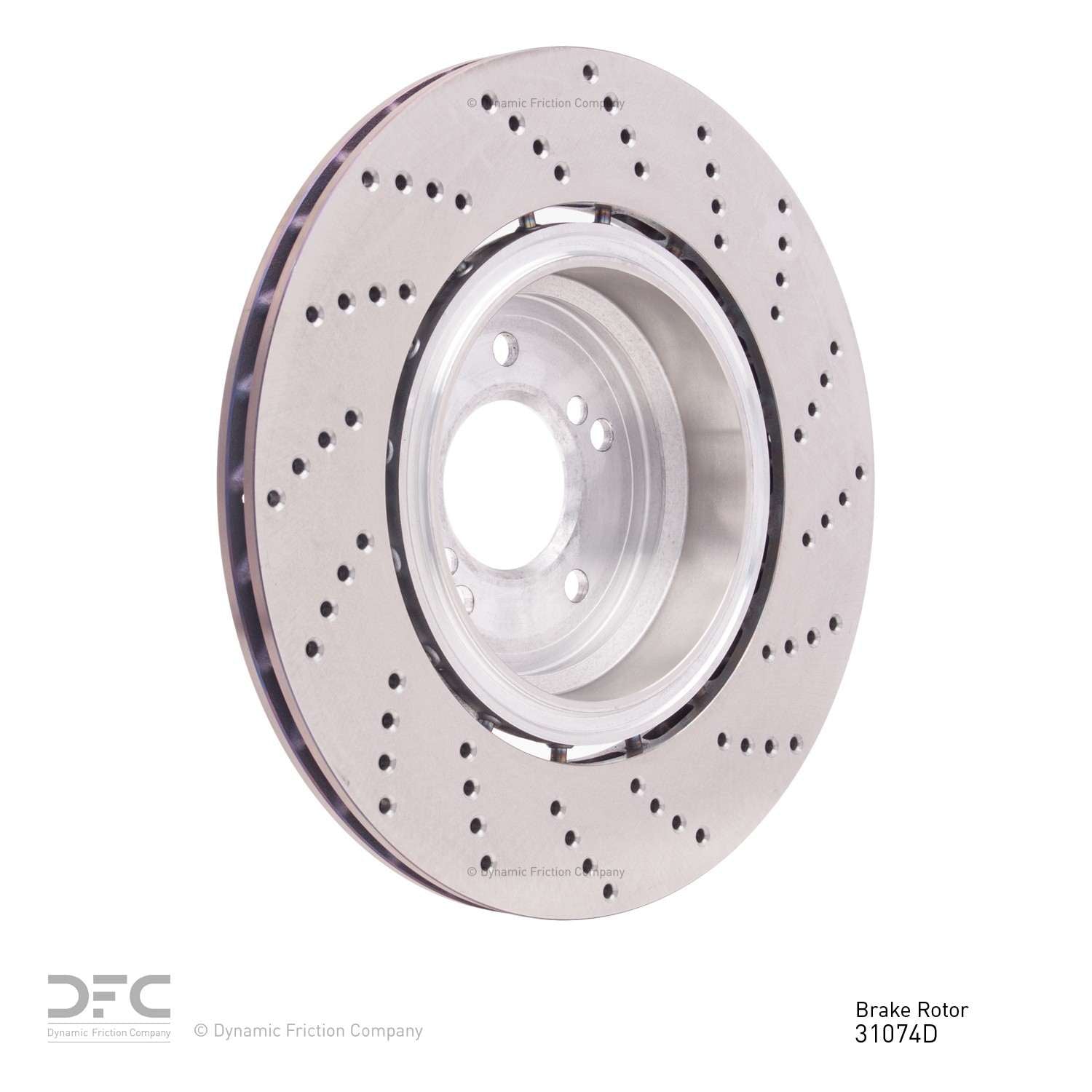 Dynamic Friction Company Disc Brake Rotor 624-31074D