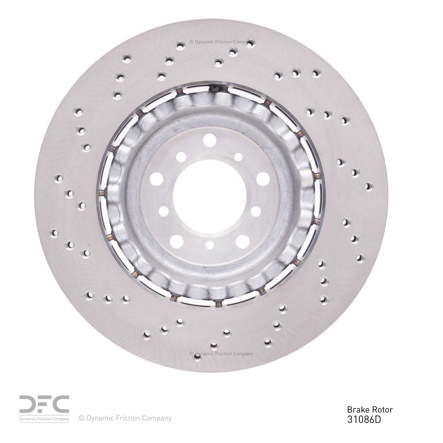 Dynamic Friction Company Disc Brake Rotor 624-31086D