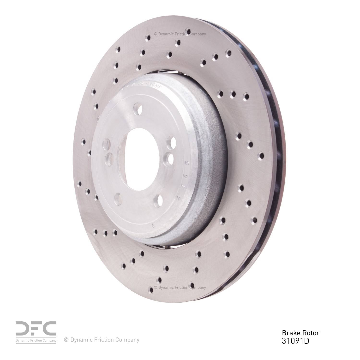 Dynamic Friction Company Disc Brake Rotor 624-31091D