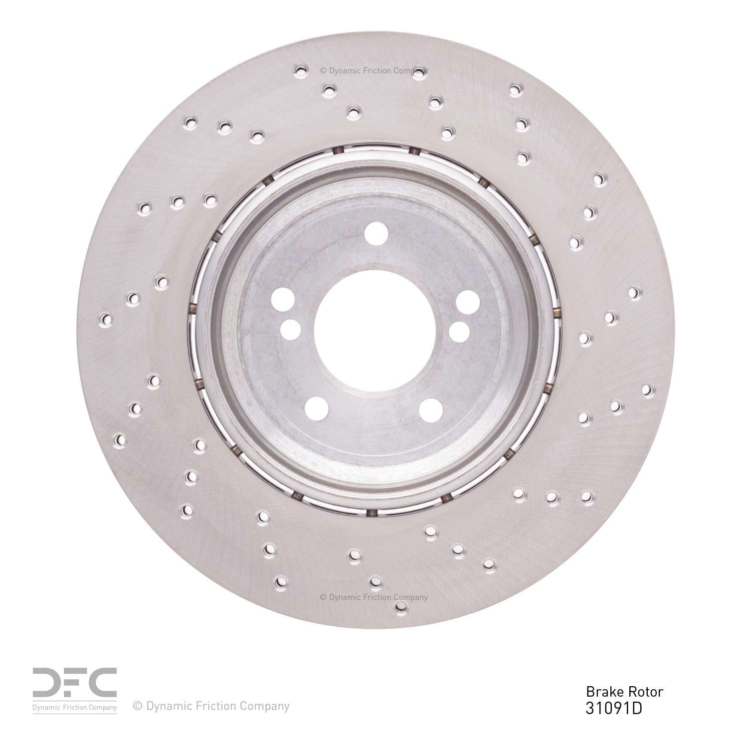 Dynamic Friction Company Disc Brake Rotor 624-31091D