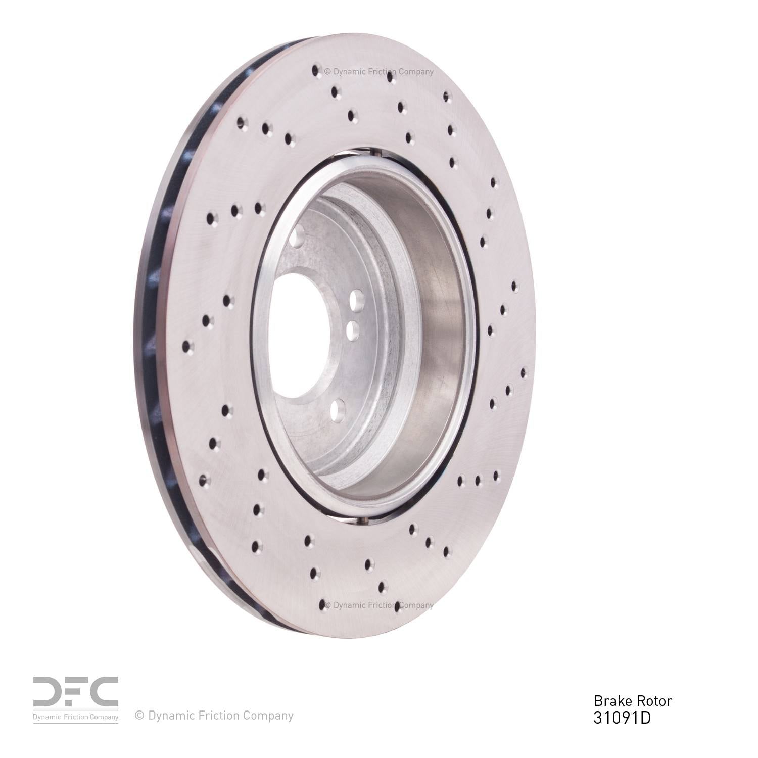 Dynamic Friction Company Disc Brake Rotor 624-31091D