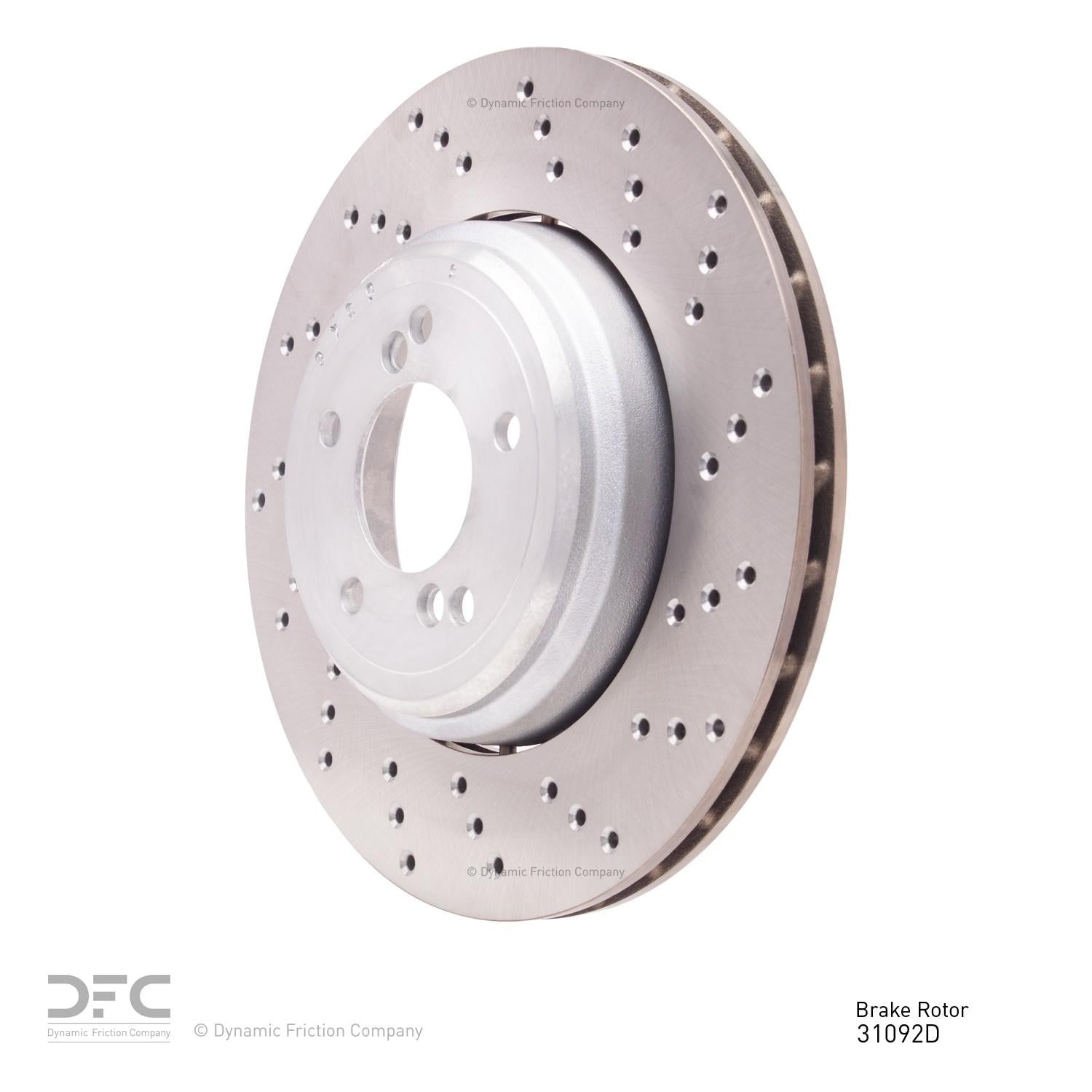 Dynamic Friction Company Disc Brake Rotor 624-31092D