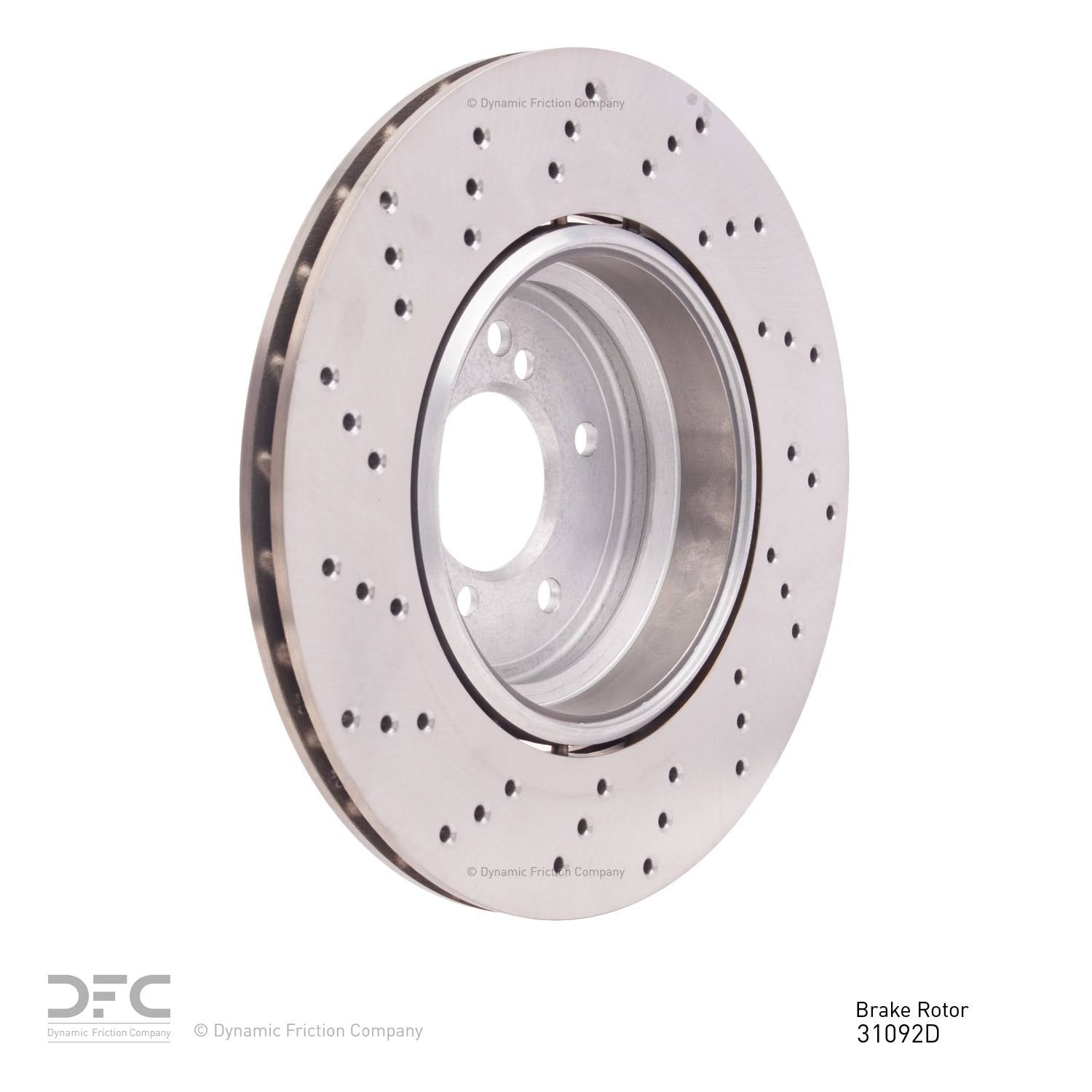 Dynamic Friction Company Disc Brake Rotor 624-31092D