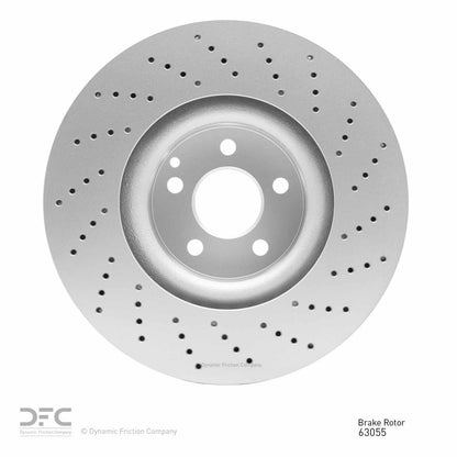 Dynamic Friction Company Disc Brake Rotor 624-63055